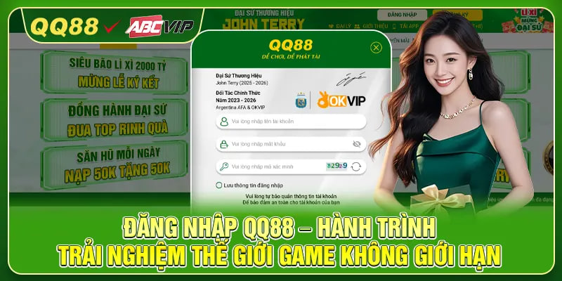 Đăng Nhập QQ88 – Hành Trình Trải Nghiệm Thế Giới Game Không Giới Hạn
